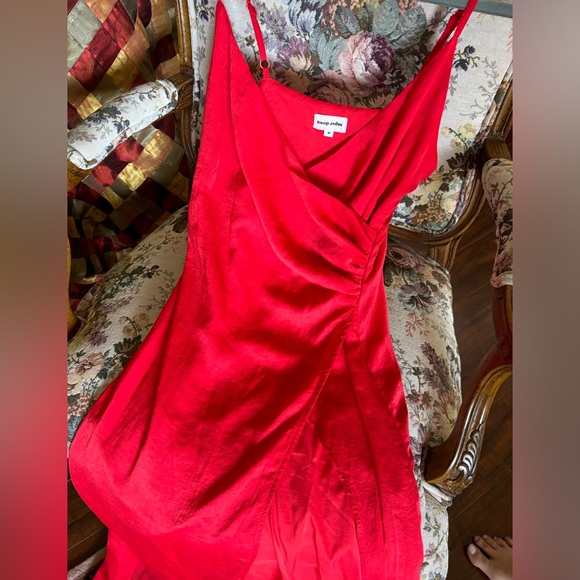 REVOLVE superdown Slit Dress in Red M - Picture 5 of 5